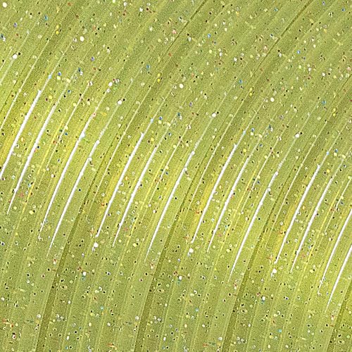 Image of iSANMATE Clear PLA 3D Printer Filament, Transparent Glitter Yellow PLA, 1.75mm Filament 1KG /2.2lb