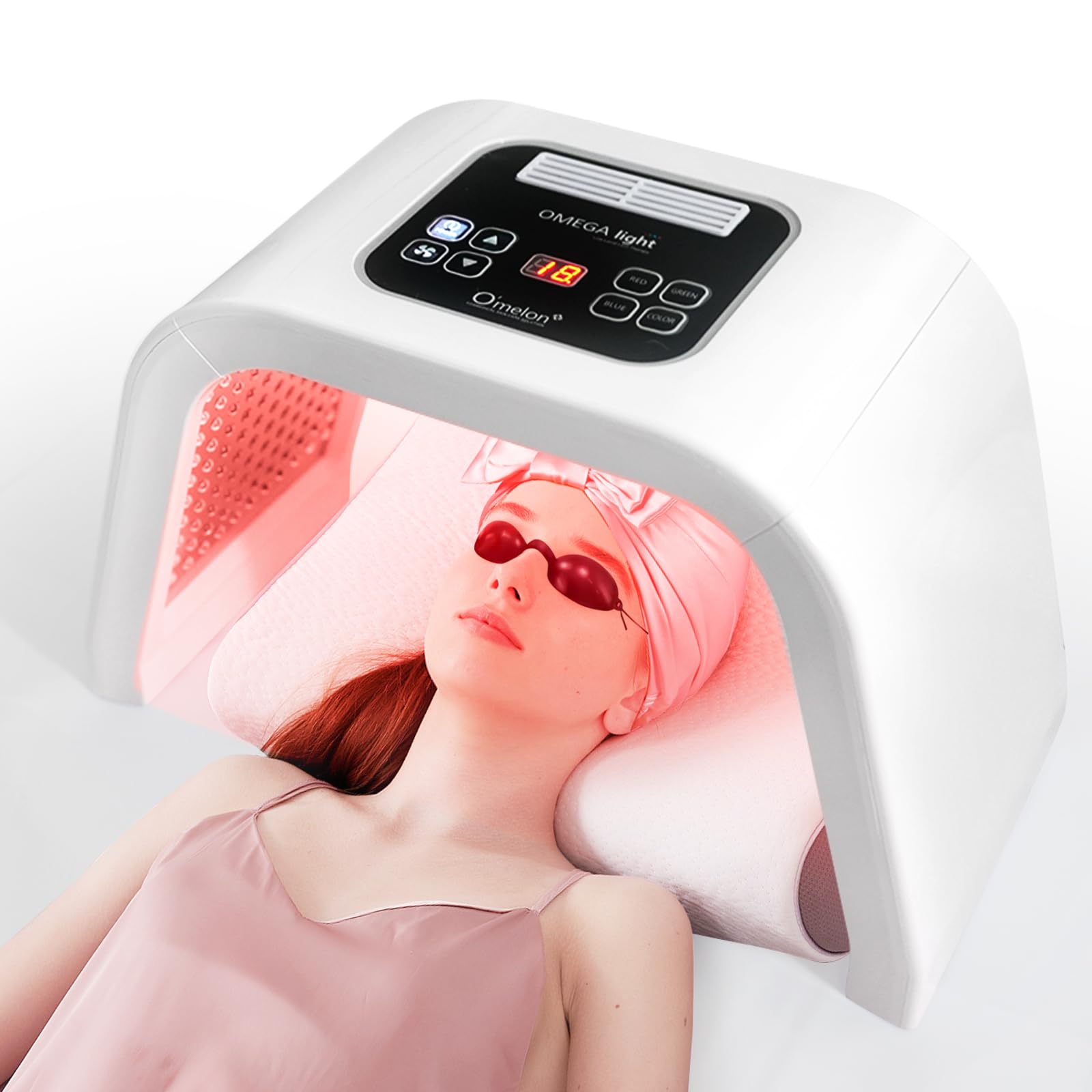 LED Facial Mask Red Light Therapy Equipment FSA HSA Eligible Beauty Skin Care Expert Led-Face-Tool 7 in 1