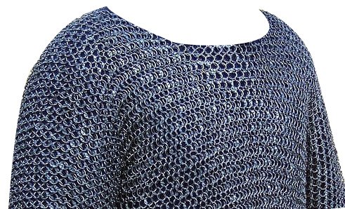 Allbeststuff Medieval Round Riveted Hubergeon Full Sleeve Medium Size Shirt Abs #TOP4
