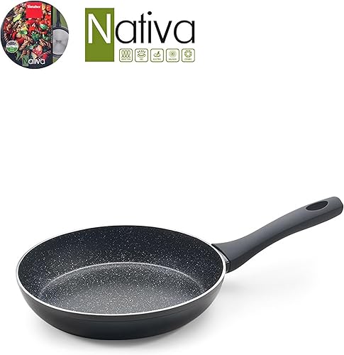 Miniatura 5 de Metaltex NATIVA - Sartén de aluminio forjado 8.7in con revestimiento efecto granito STONE-TEX