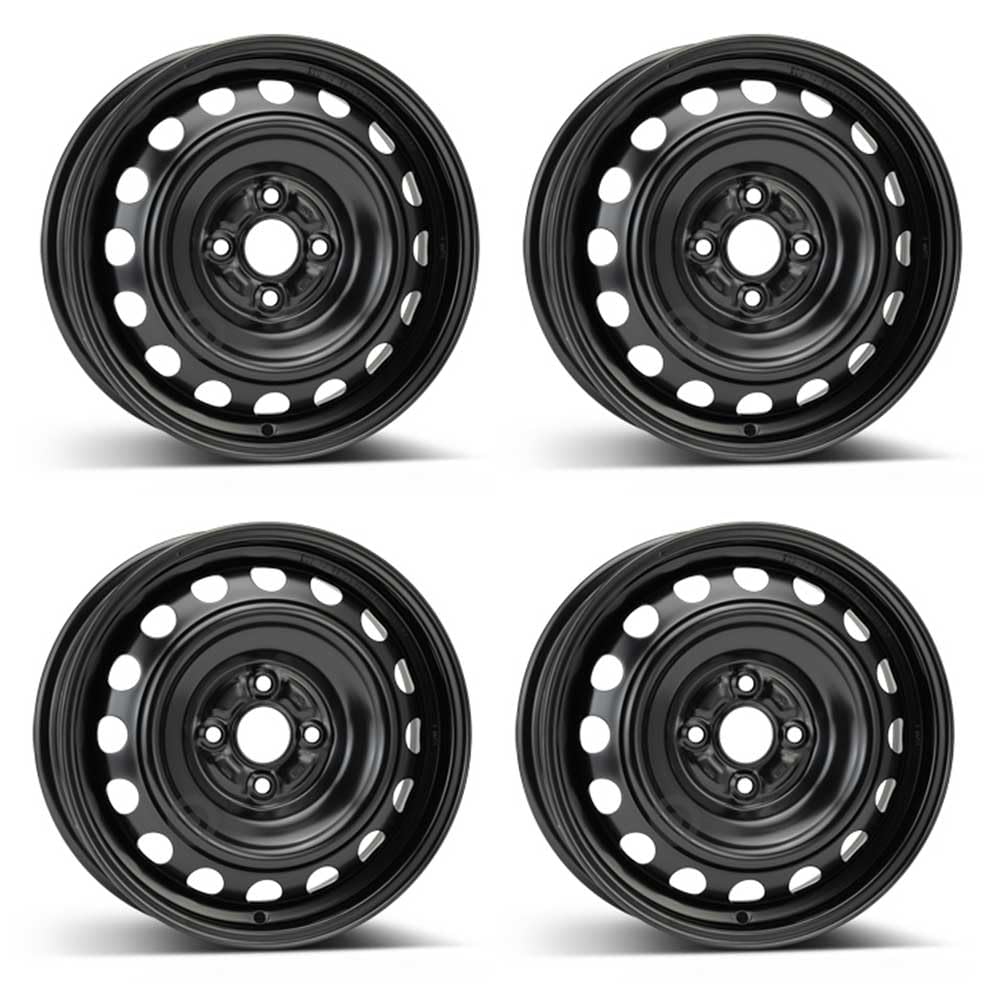 4x Alcar Stahlfelgen 4-7615 5.0Jx15 ET39 4x100 kompatibel mit Toyota Yaris