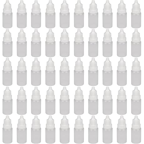 HUAJIAN 10ml Squeeze Bottle (50 Pack)