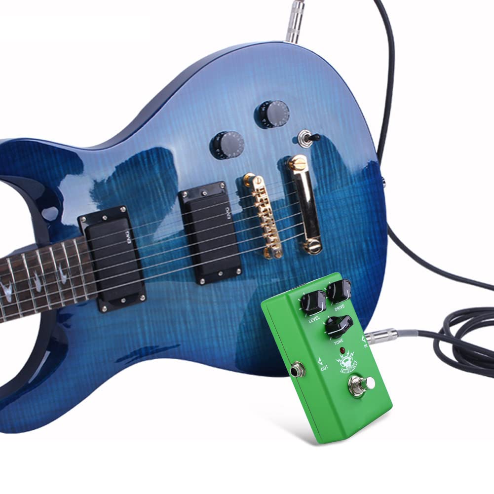 Gitara elektryczna Tube Drive Overdrive Efekt monoblokowy Ciepłe, naturalne bluesowe wzmocnienie sprzętowe Straightway LED 9V Black