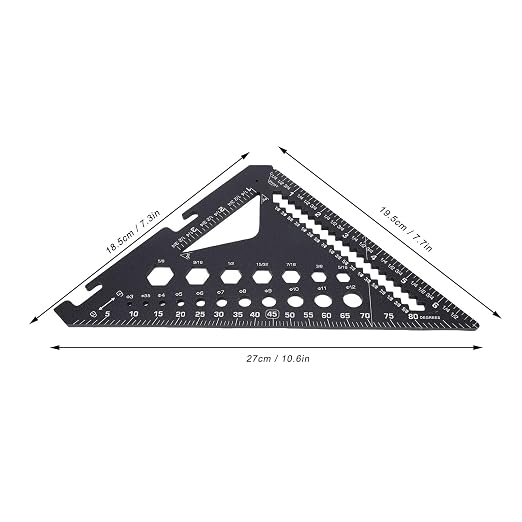 Escuadra de Carpintero para Medición Multifuncional miniatura 6