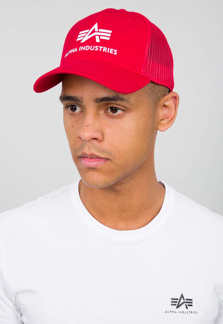 Alpha Industries Unisex Rouge Cap Basic Trucker