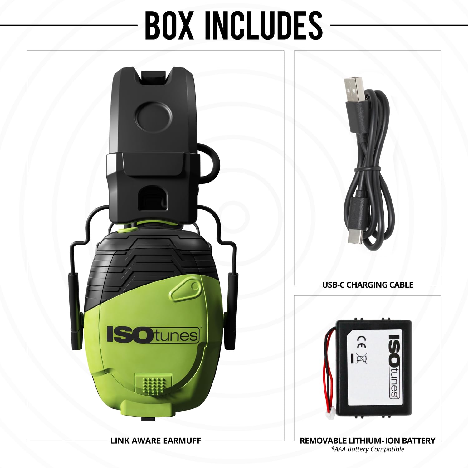 ISOtunes LINK Aware Casque Anti Bruit Bluetooth EN352 Travail