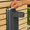 GARDENA Wall-mounted Automatic Winding Hose Box RollUp L 30m Blue Hose Reel 180-degree rotation UV & frost protection German brand Watering Gardening Watering 18625-20 Product : up to 5