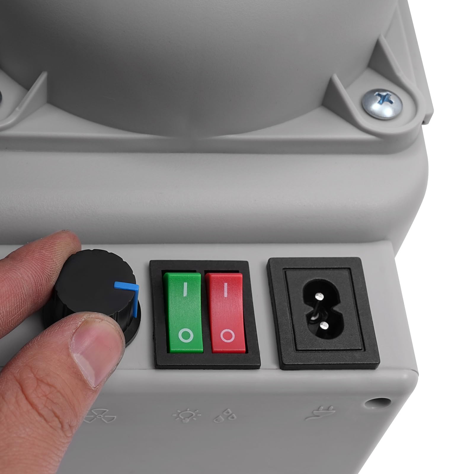 Airbrush Spritzkabine Absauganlage 900L mit 3 LED-Lichtleisten