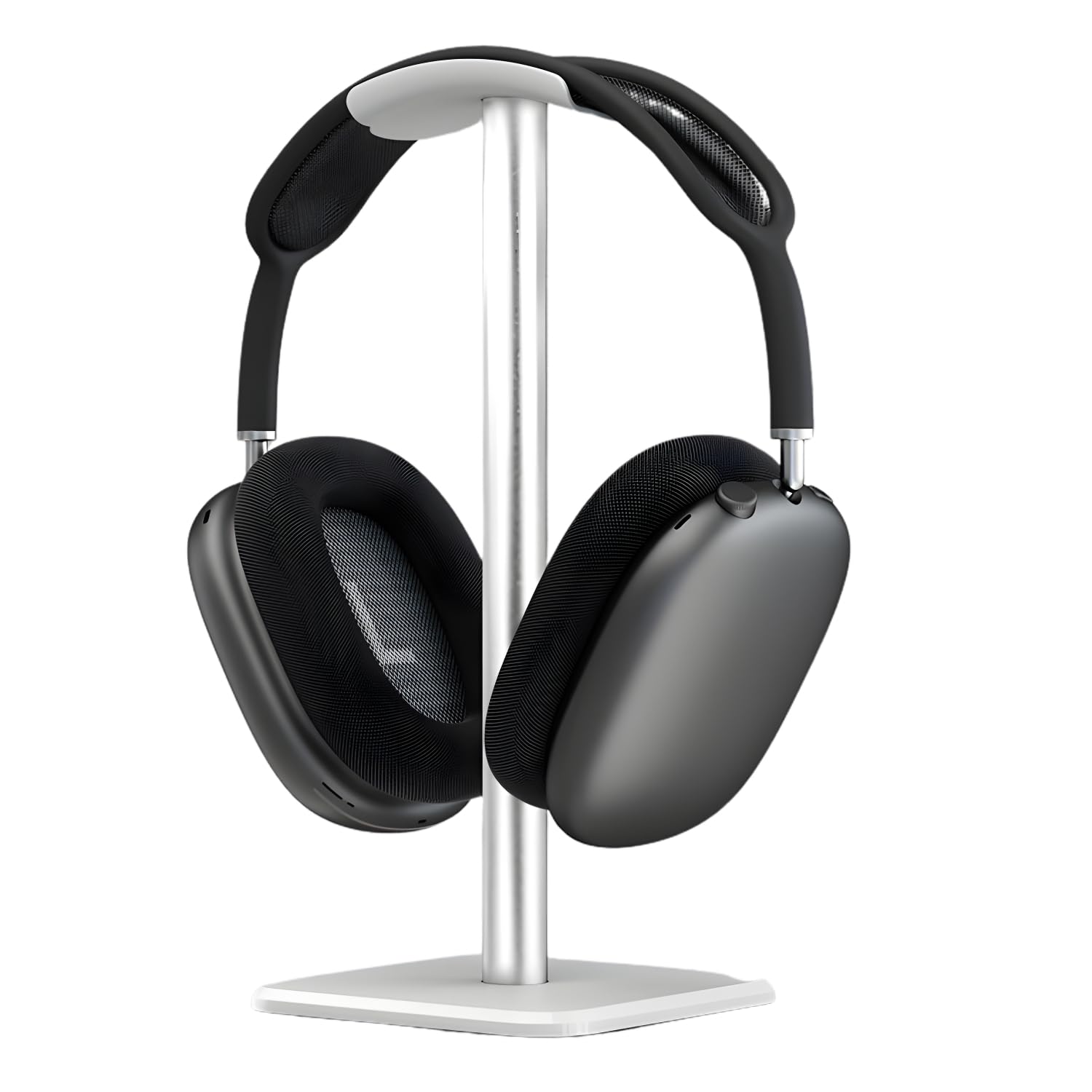 OIVO INDIA Silver Headphone Stand Headset Holder with Aluminum Support Bar, Flexible Headrest & ABS Solid Base, Universal Desktop Stand Compatible with All Headphone Sizes (Only Stand)-image-32