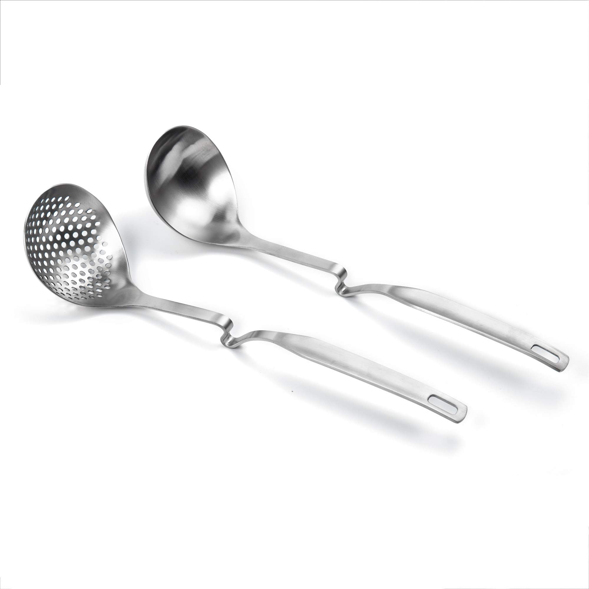 IMEEA Hot Pot Ladle Set - Stainless Steel Soup Spoons -8
