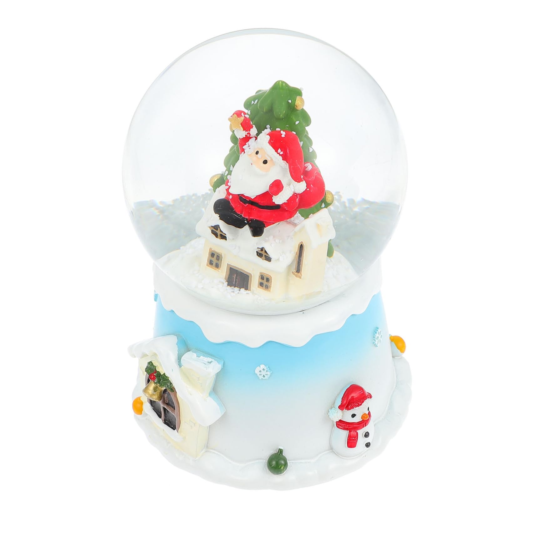 Bola de cristal musical PAMINGONO, el regalo de Navidad perfecto con luces y Papá Noel