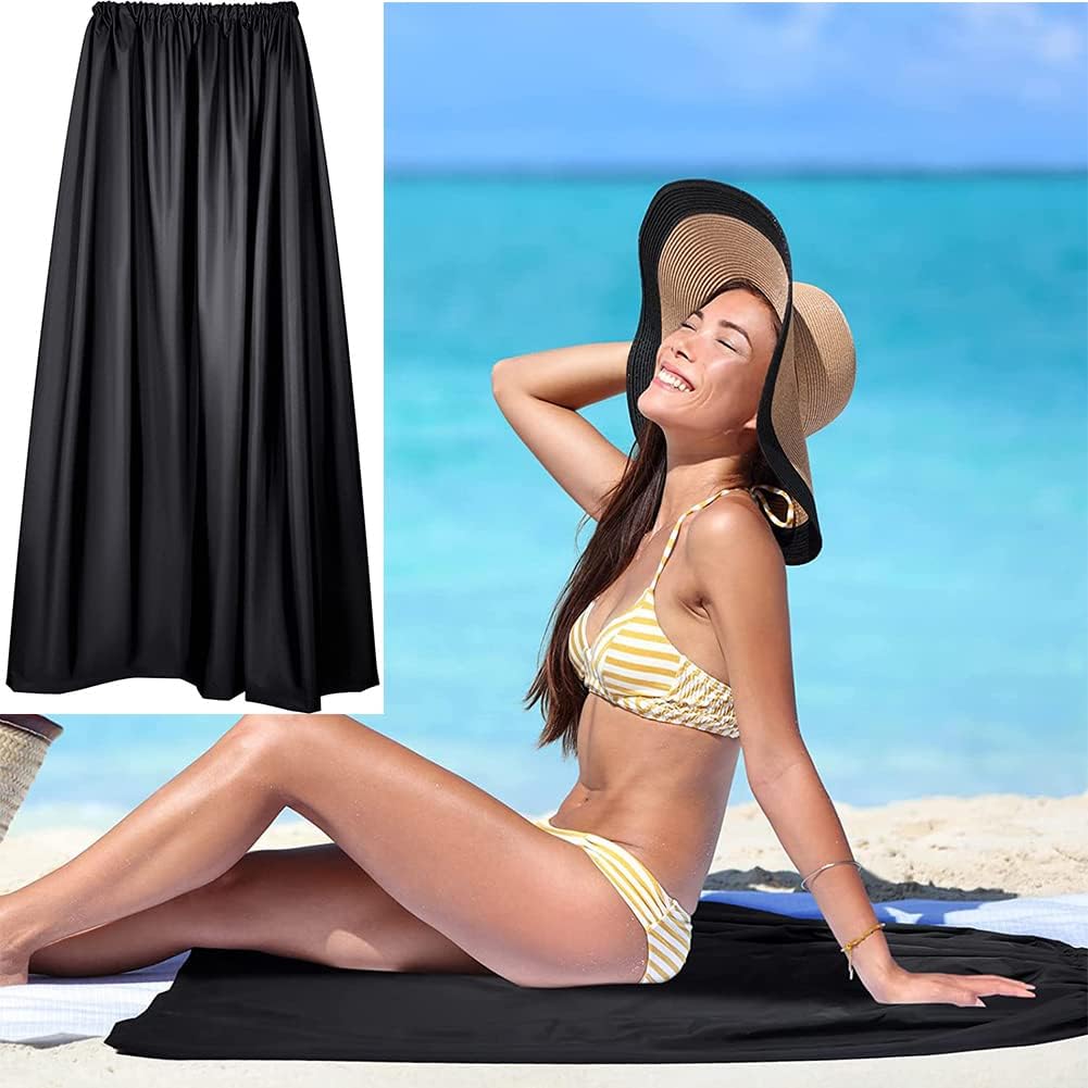 Portable Changing Station for Camping, Outdoor Changing Cover Ups Lightweight Instant Privacy Shelters Beach Dressing Cover for Swimming Changing, Beach Changing, Dancer Changing (1.2M, Black)