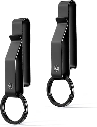 KeyUnity KS08 Double Side Quick Release Key Holder for Duty Belt | Stealth Carry Design, Key Management, Belt Attachment System, Suitable for Daily Use
