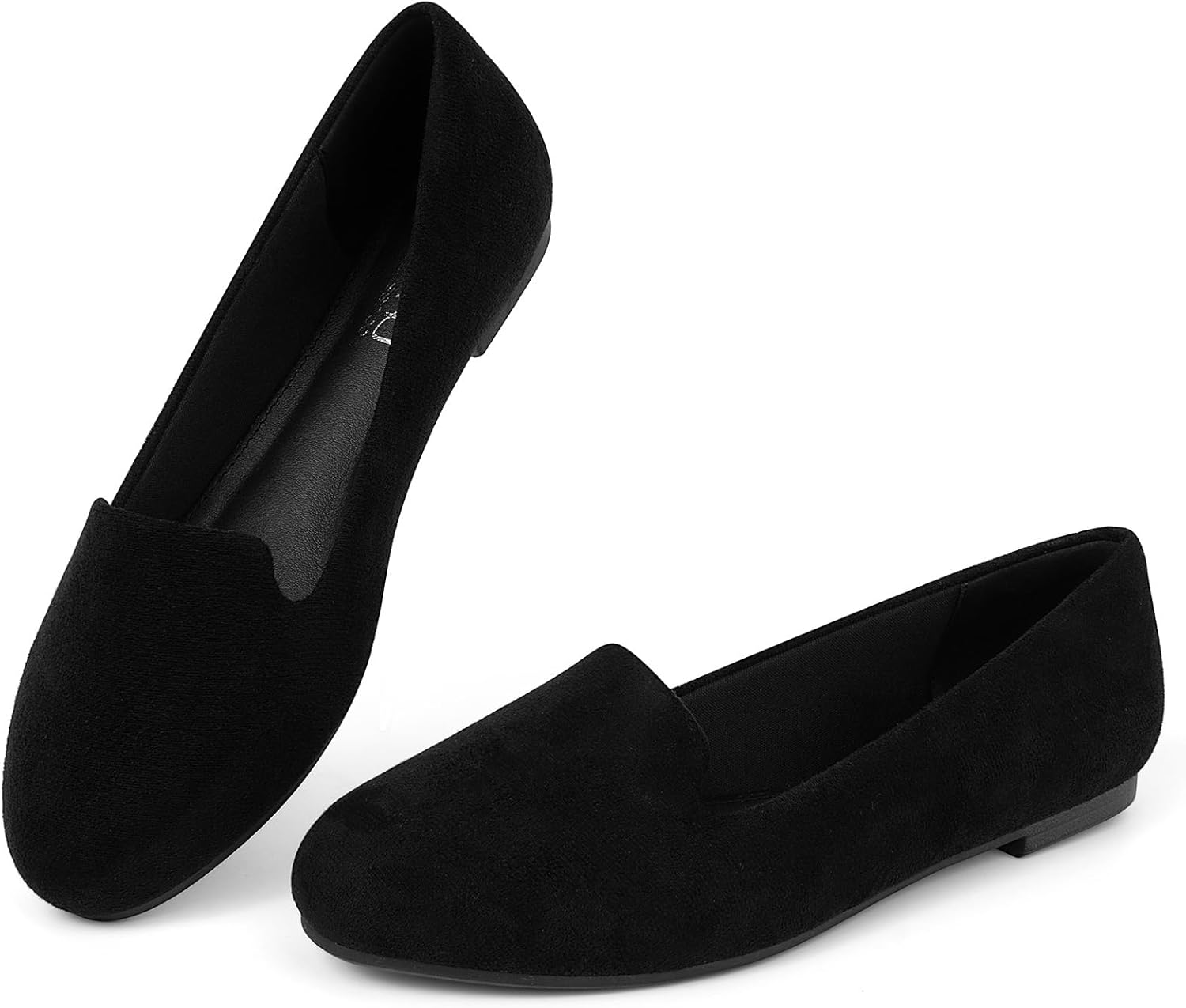 MUSSHOE Flats Shoes for Women Slip on Round Toe Comfortable Women’s Flats Ballet Flats Shoes Loafers