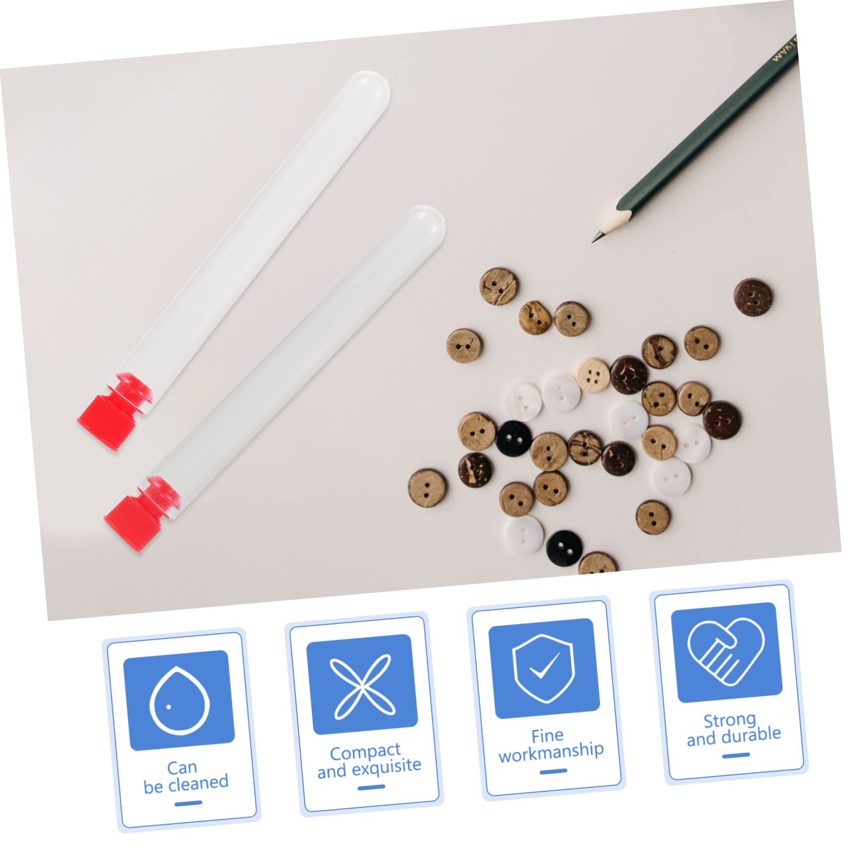 HOMSFOU 1set Sewing Needles Holder Stylish Needle Case for Organizing Craft Storage 40pcs