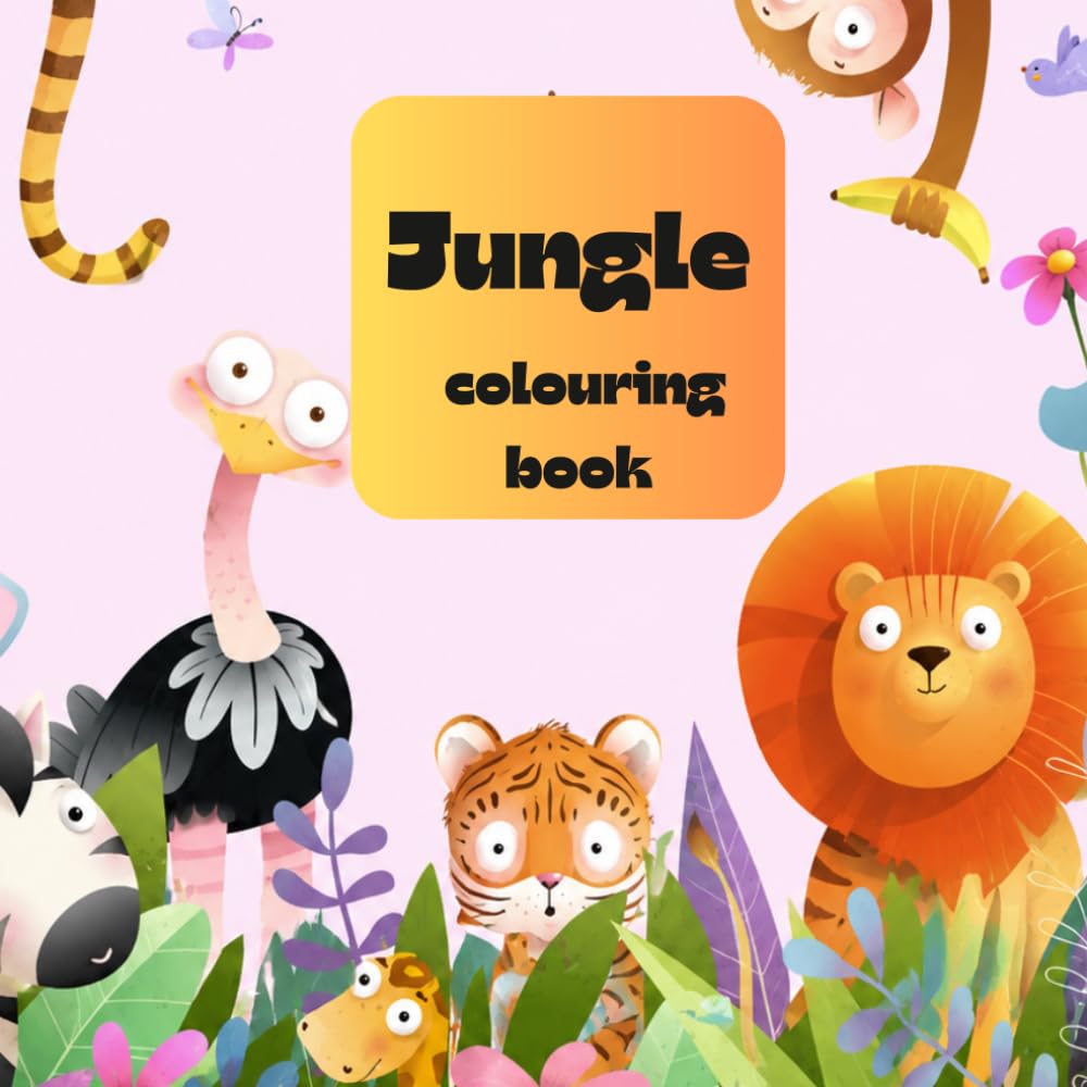 Jungle jambar: Children's colouring book