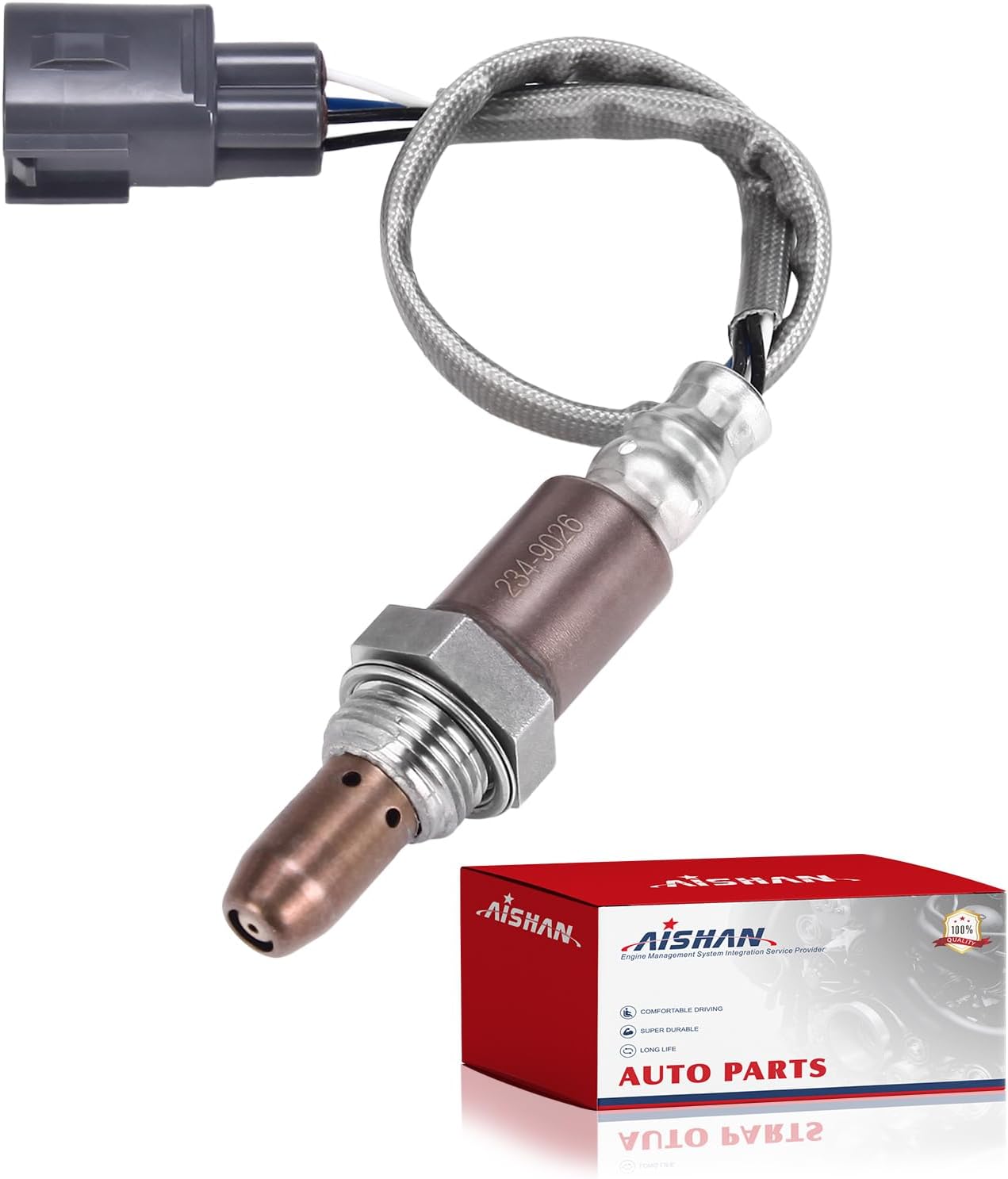 1PC O2 Oxygen Sensor Upstream 234-9026 Compatible with GX460 10-13, for Toyota 4Runner 07-09, Land Cruiser 08-11, Tacoma 05-08, Sequoia 2008-2012, Tundra 2005-2013 Replace 89467-35110