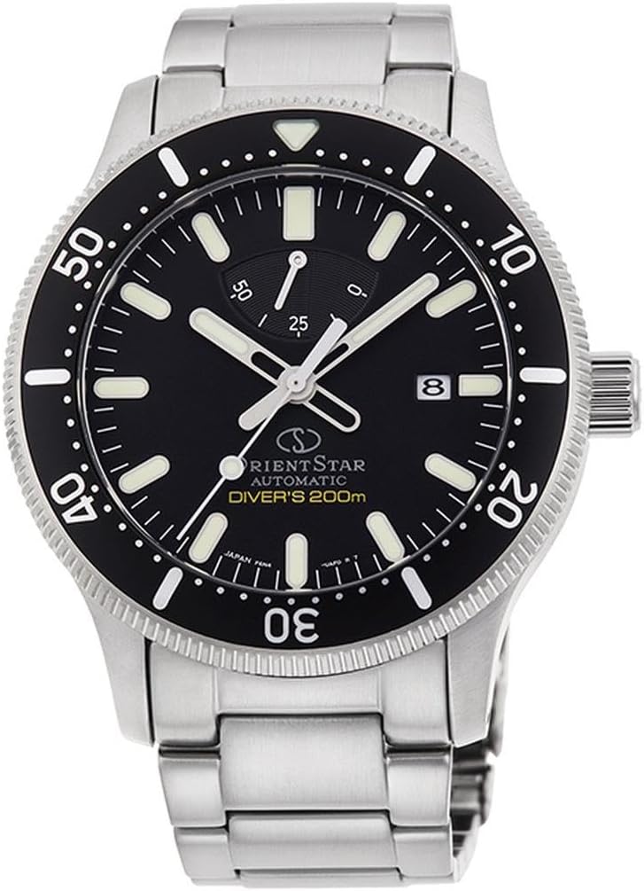 Star Sports Diver's 200m Black Dial with Sapphire Glass Watch RE-AU0301B