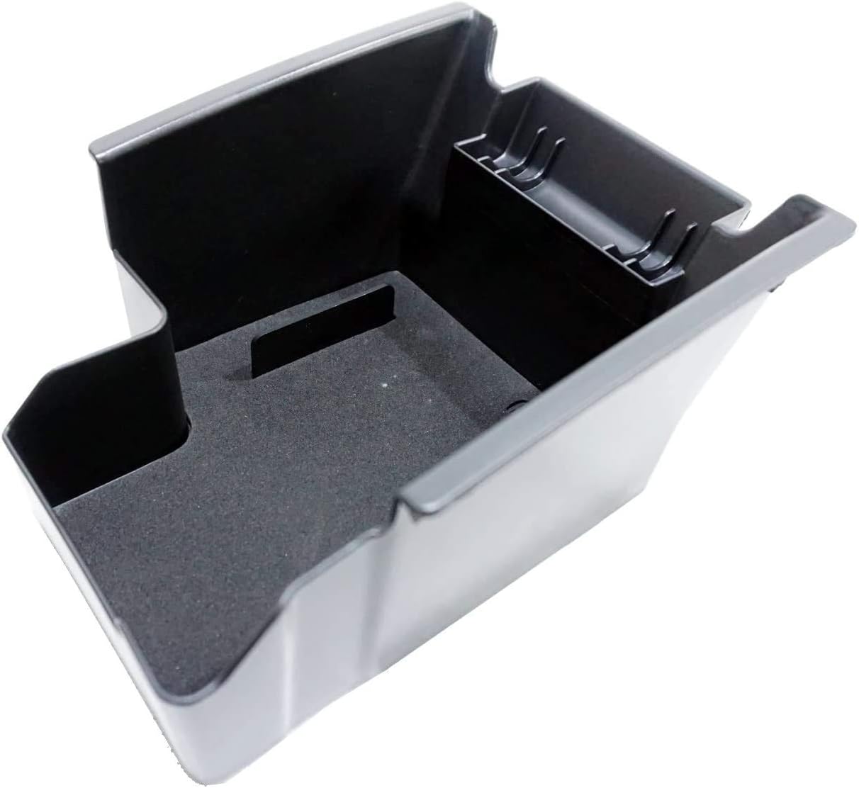 Center Console Storage Box Compatible with Ford Escape 2013 2014 2015 2016 ABS Tray Insert Armrest Organizer Glove Pallet