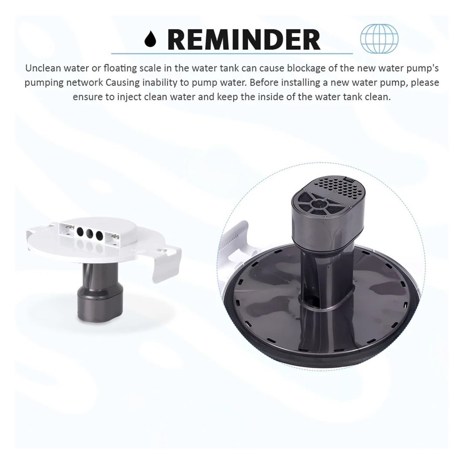 Luftbefeuchter Wasserpumpensäulen Ersatzteil kompatibel mit Dyson PH01 PH02 PH03 PH04