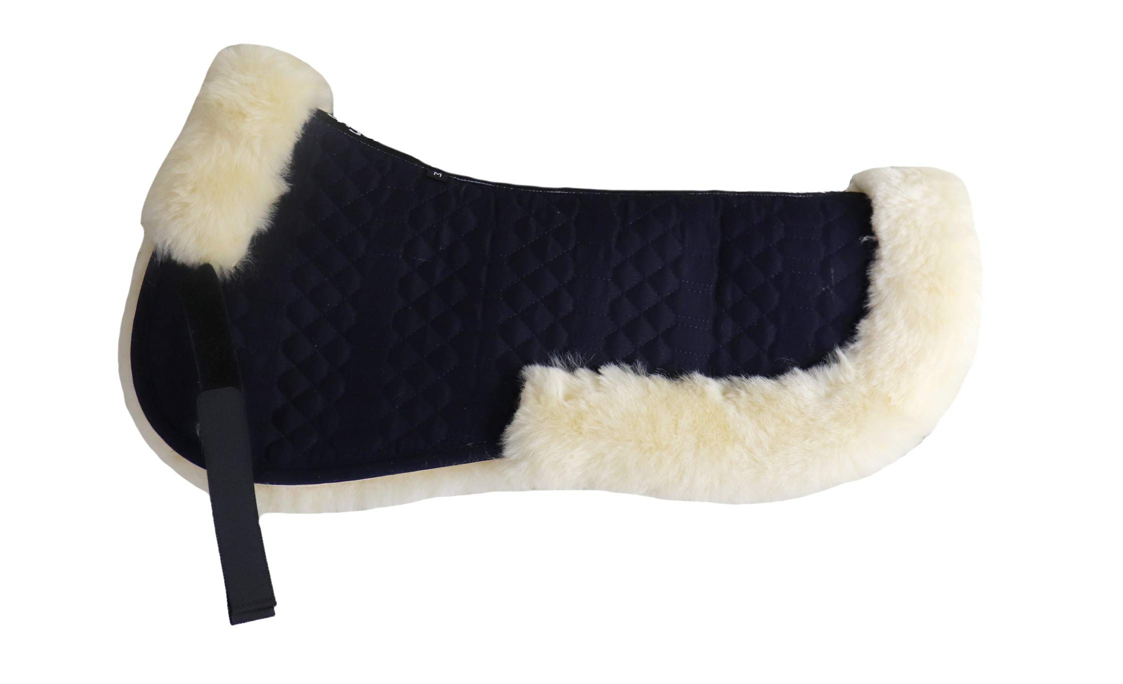 Engel Germany Medio sudadero Cubierta para Silla Piel de Cordero - Tela de algodón Negro Piel Natural Grösse M (Sakis 2) Colorido: ¡se Puede Combinar con 12 Colores de Piel de Cordero!