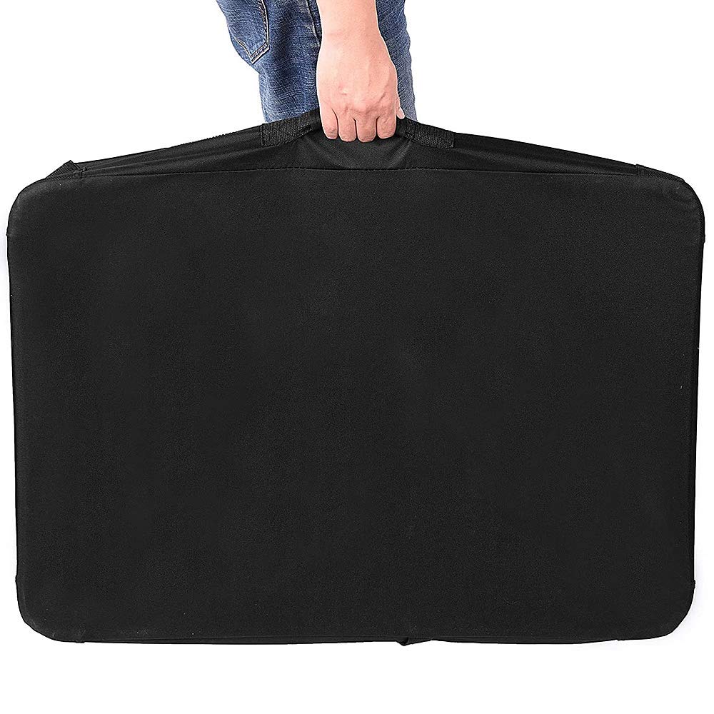 Melko Hundebox Hundetransportbox faltbar Transportbox Katze 82x58x58 cm | wasserabweisendes Oxford-Gewebe, Netzfenster zur Belüftung, waschbares Bodenpolster, Tragegriff, für Auto und Reisen