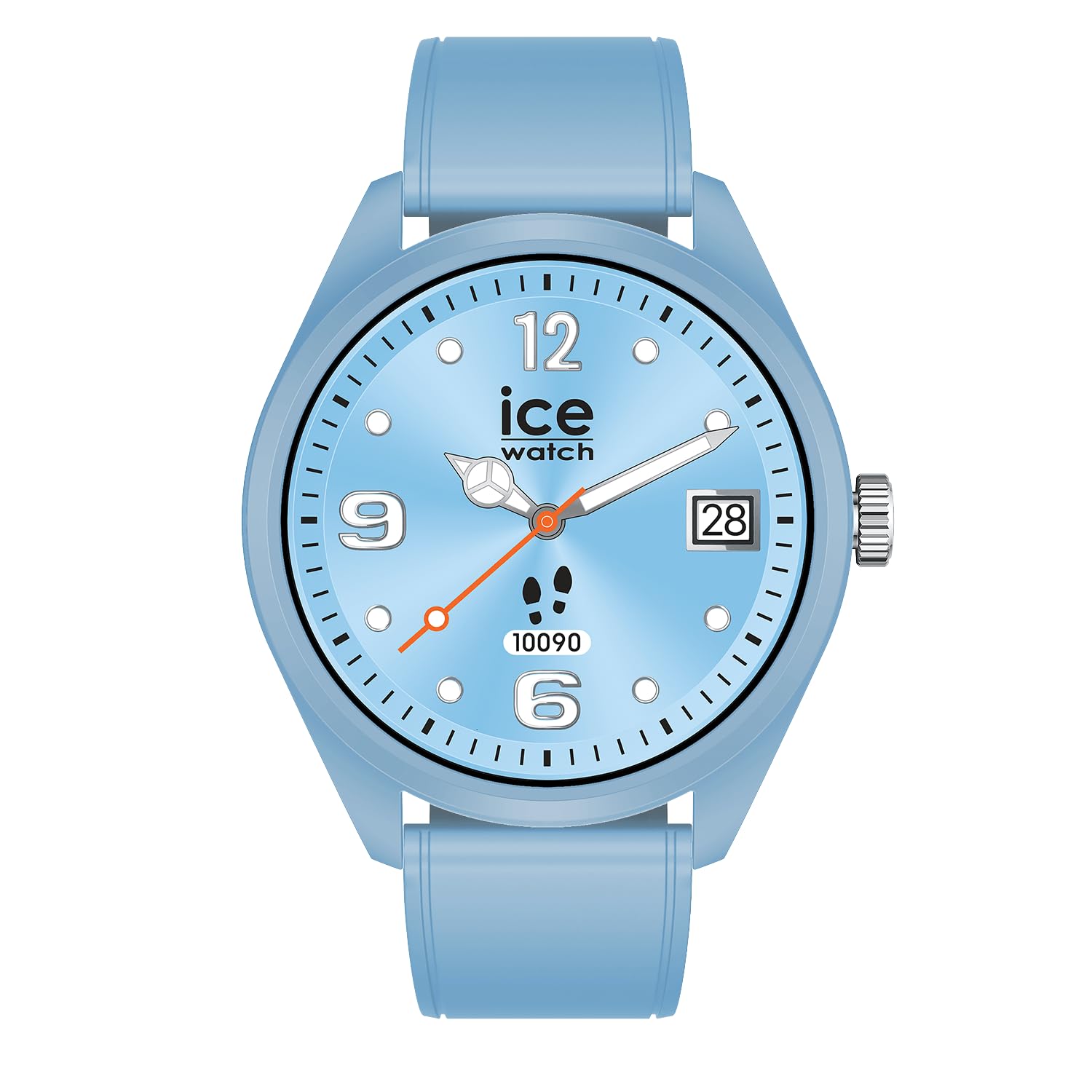 Ice-Watch - ICE smart forever Rose-gold Black - Smartwatch niebieski z silikonowym paskiem - 026220 (1.32 cala / 42mm)