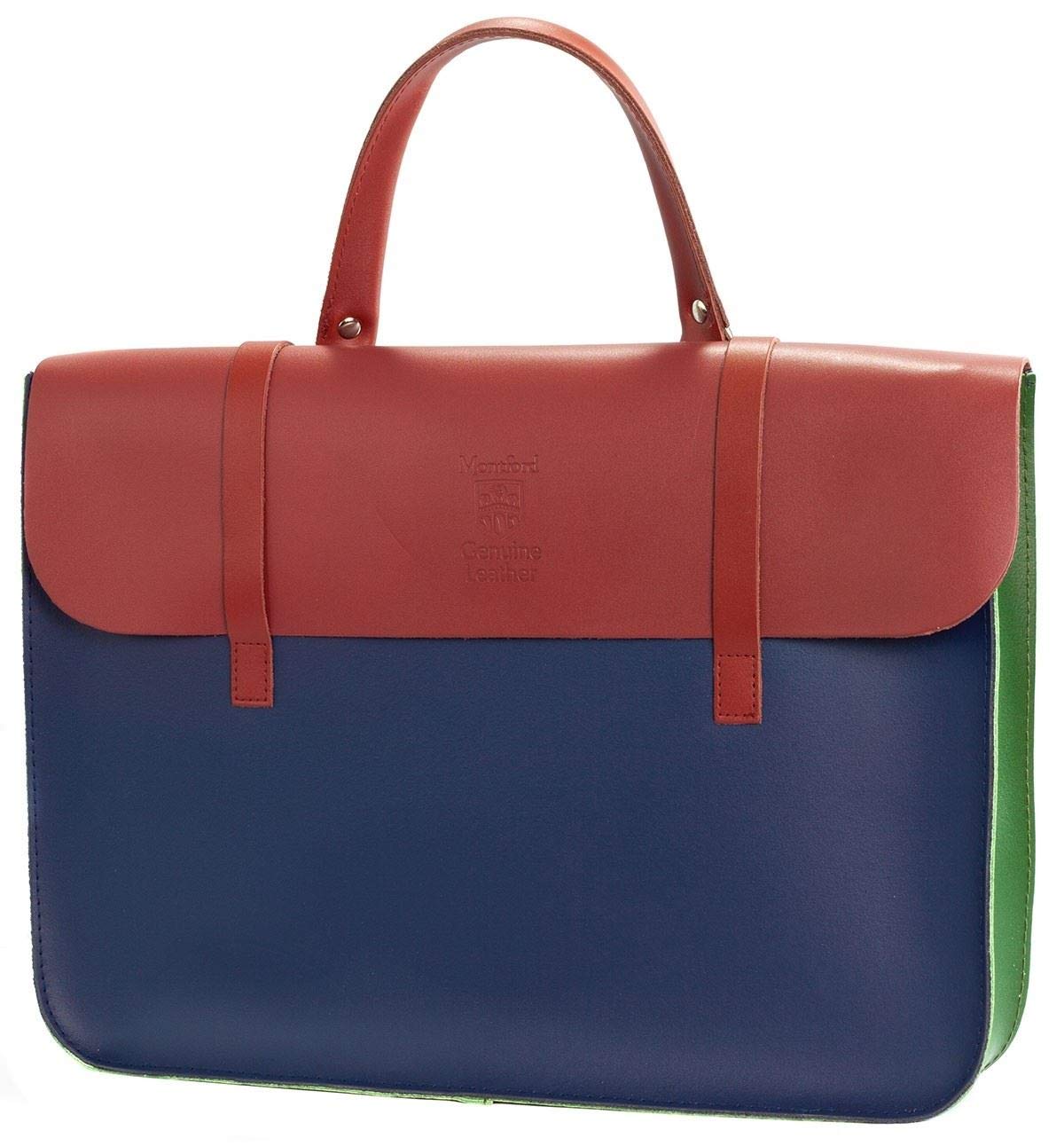Montford MFC1MC Leather Music Carry Case - Multi Colour, Multi-colour, A4