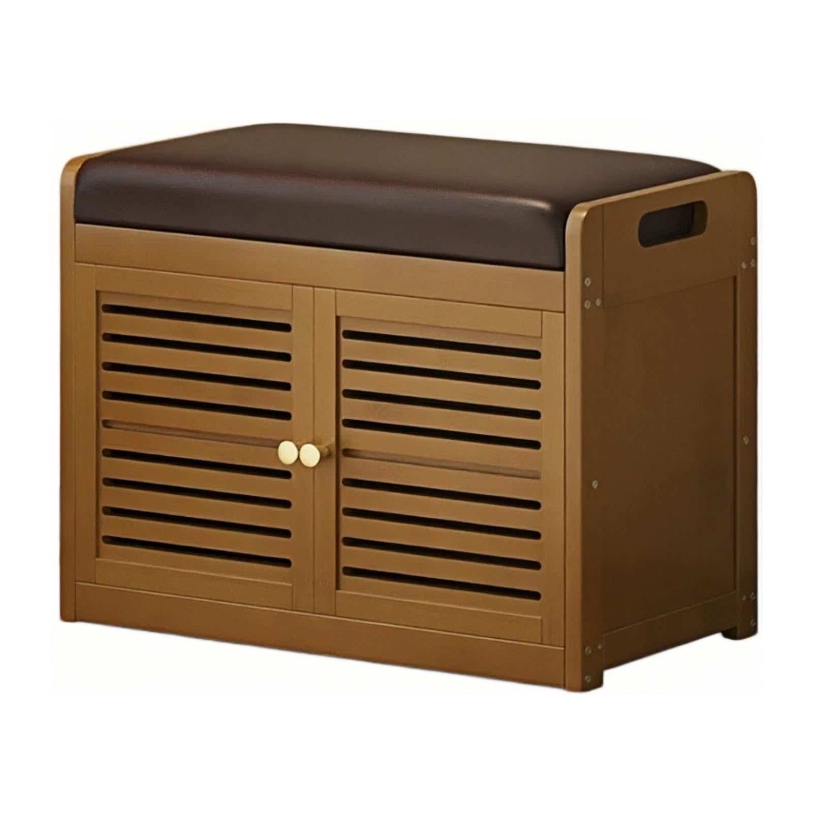 XUJUAN-0227 Shoe Cabinet Shoe Bench Small Narrow Entryway Sit-on Cabinet Household Storage(Medium)