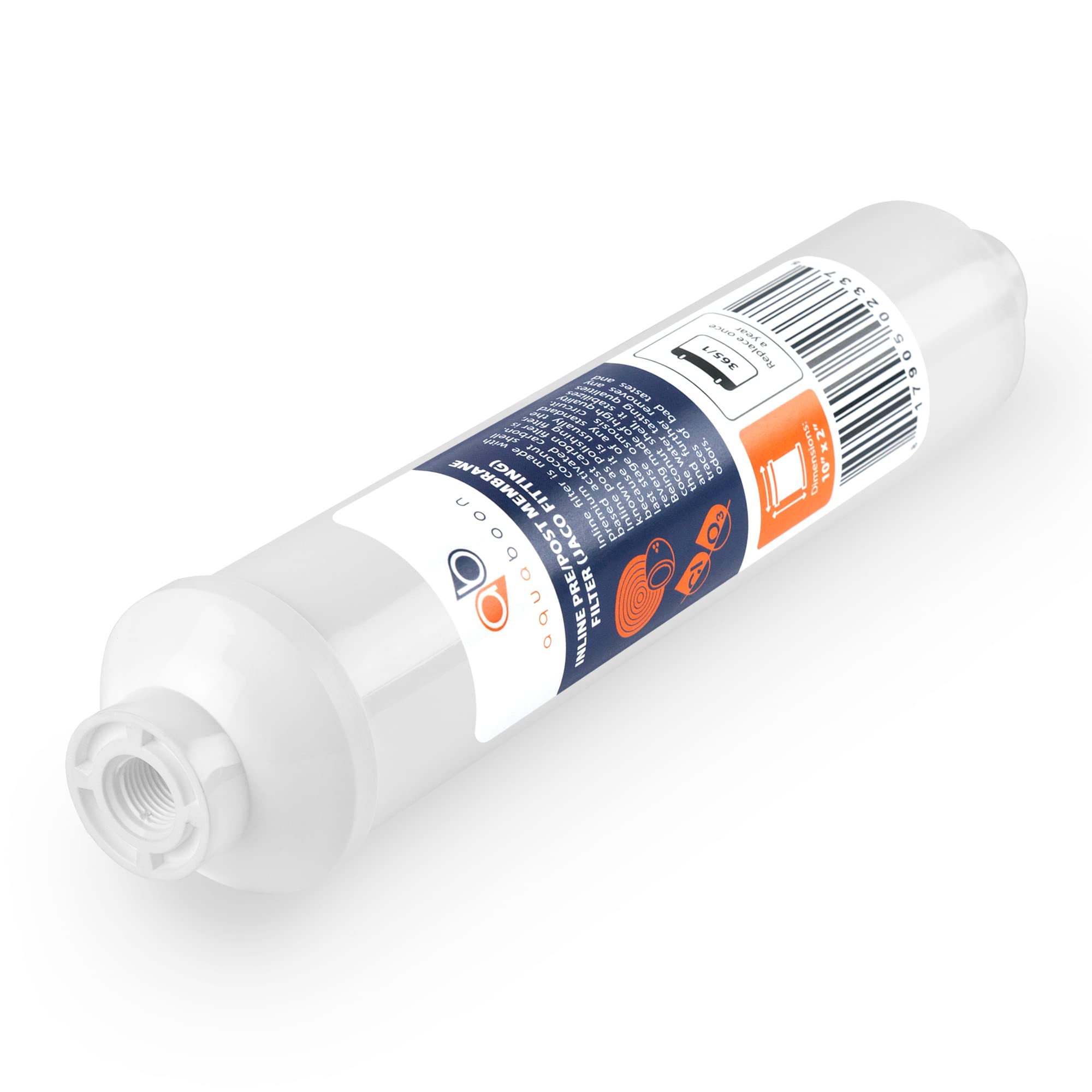 Aquaboon AB(P)-4C2S1I P-7PK filtro de agua, blanco, 2.5 pulgadas x 10 pulgadas x 17 pulgadas