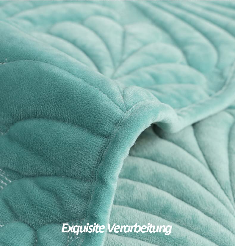 WYJHNLBEDC Bankovertrek, bankbeschermer hond/kat, warme superzachte korte pluche fleece deken voor bank/bankovertrek/sofa-overtrek 1 2 3-zits, L- vormige, U-vormige hoekbank (110 x 210 cm