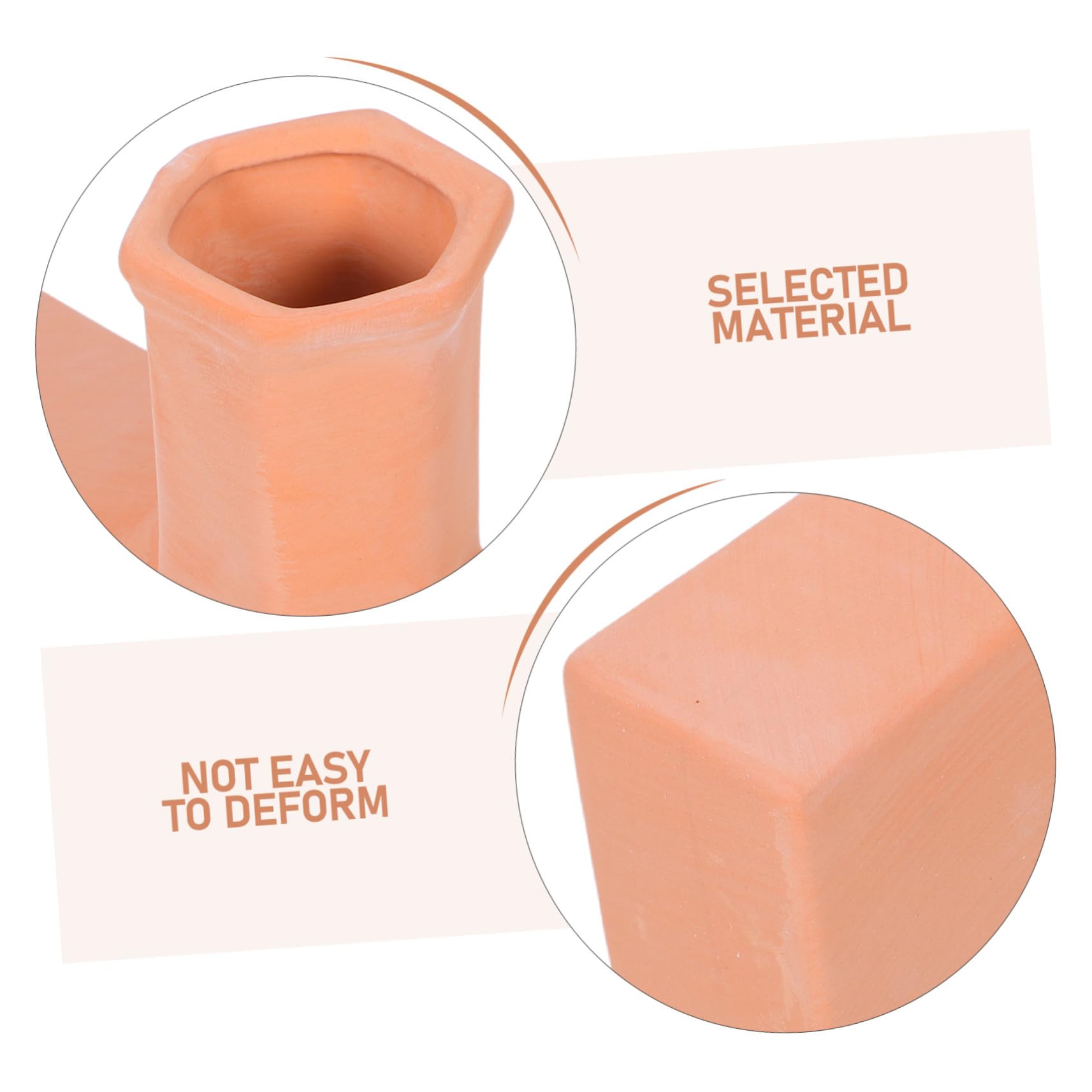 Hemobllo Punte di Irrigazione Automatica in Terracotta Marrone per Piante | Controllo Preciso Dell'acqua, Tecnologia al Livello Radice, Mantengono L'umidità del Suolo Durante Viaggi Lunghi