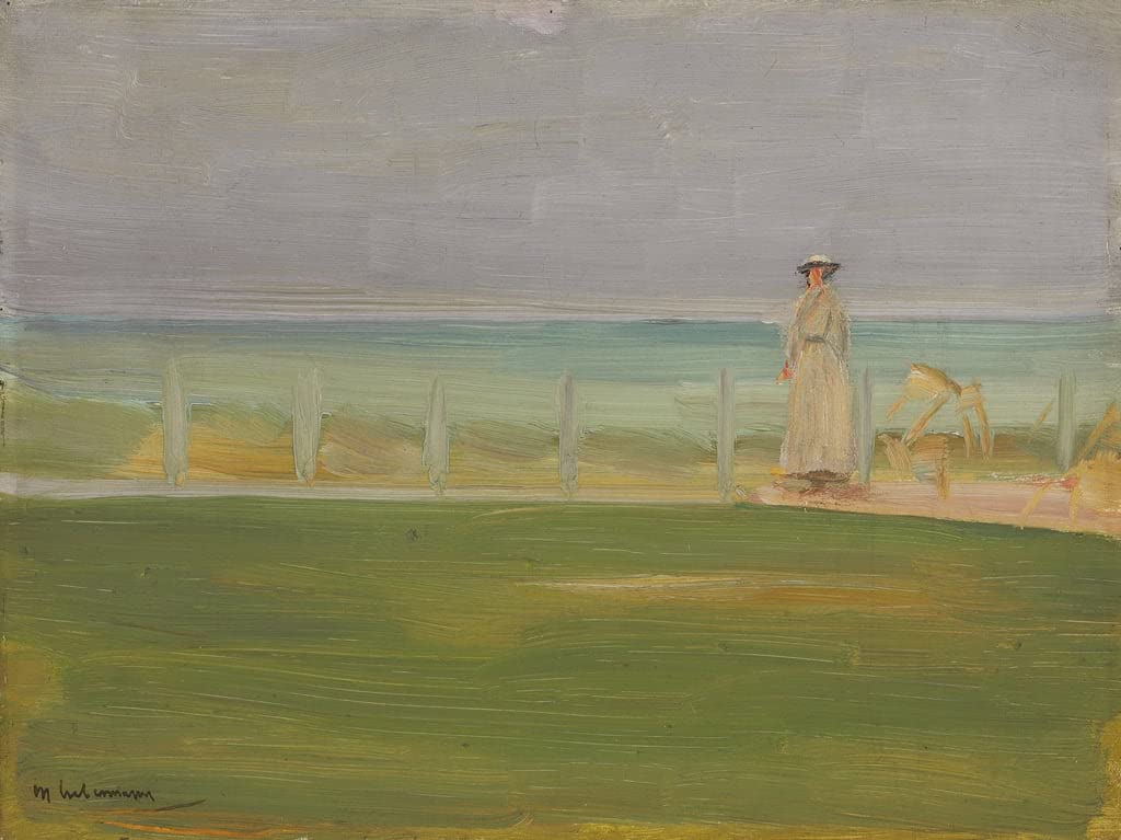 Affiche impression prints toile Liebermann Dame Am Strand décoration salon 60x90 - 5