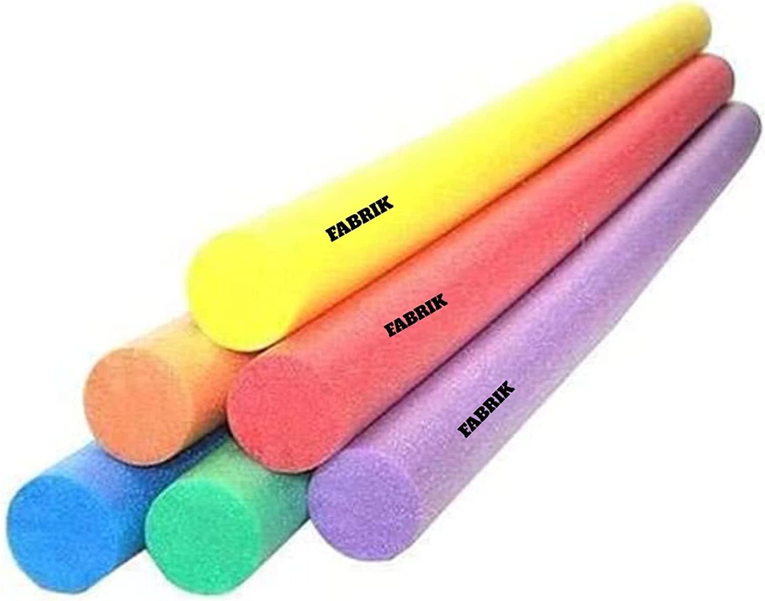 Fabrik Popular Swimming Swim Pool Noodle Water Float Aid Noodles Foam Float for Children and Adult unisex Random Color (10)