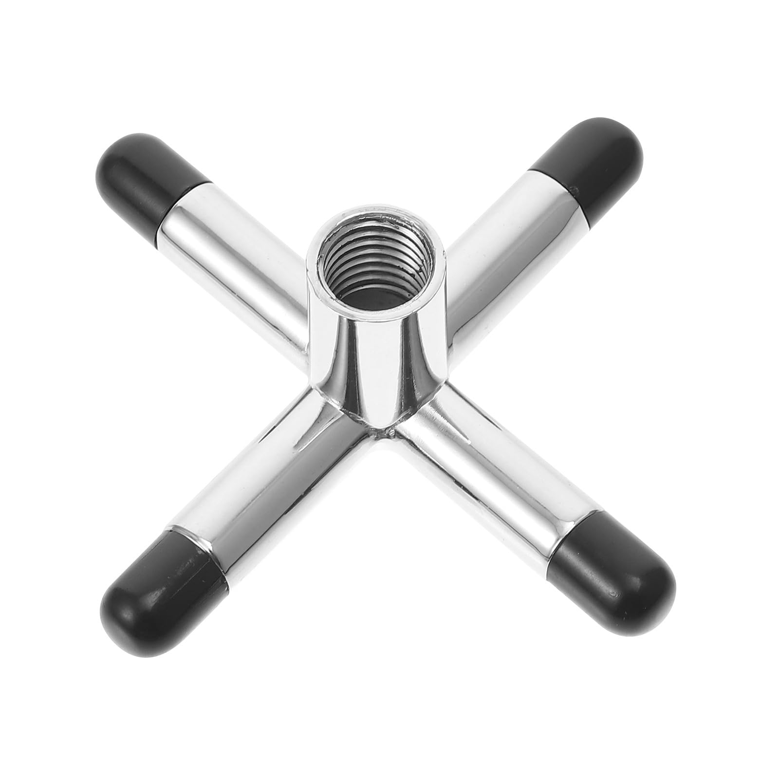 DOITOOL Puente de Taco de Billar de Metal Plata Diseño Cruzado