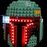 LED Light kit for Lego 75277 Star Wars Boba Fett Helmet&comma; Lighting for Lego 75277 Building Blocks Model &lpar;only Light Included&rpar;