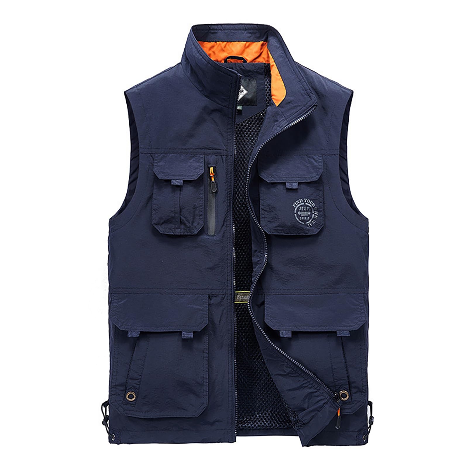 Hbufnha Mens Lightweight Vest Work Travel Safari Sport Jacket Padded Puffer Vest