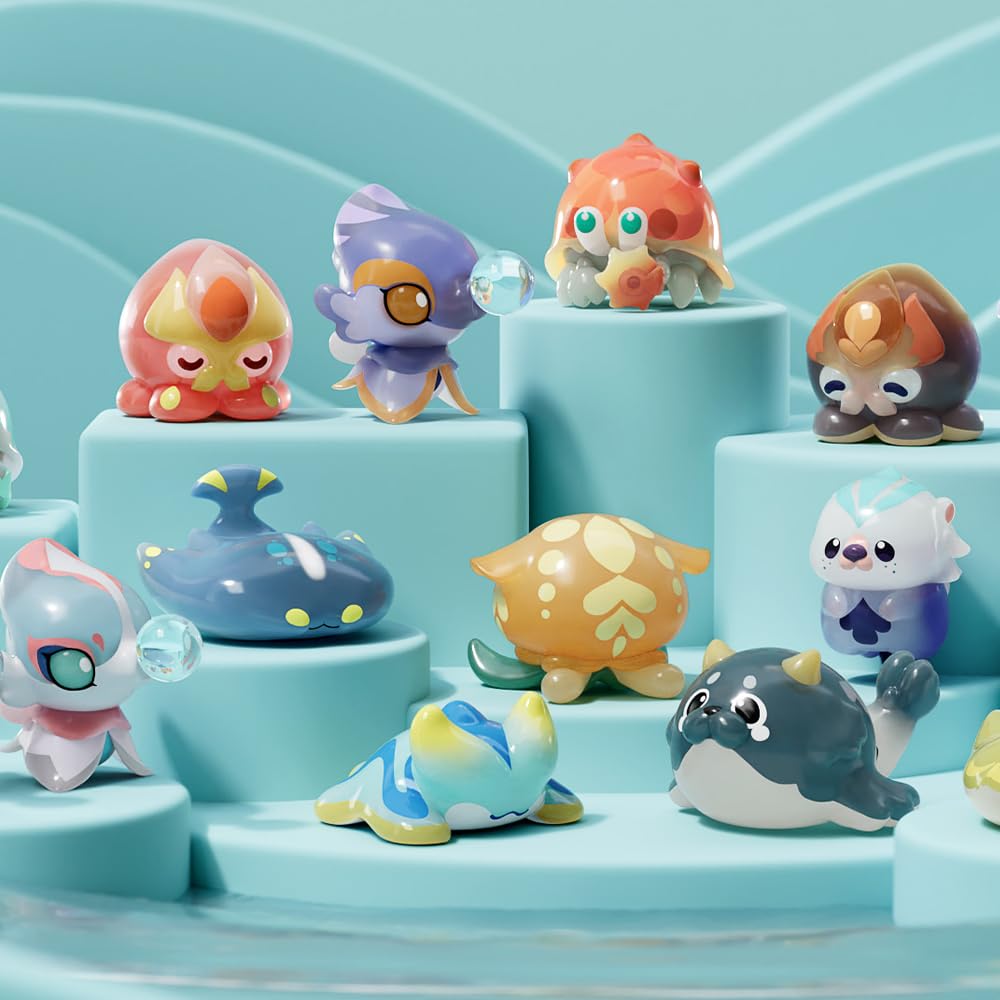 GENSHIN IMPACT Original Sea Series Fantasy Creatures Mini Blind Bag (Small Bag/5pcs per Bag)