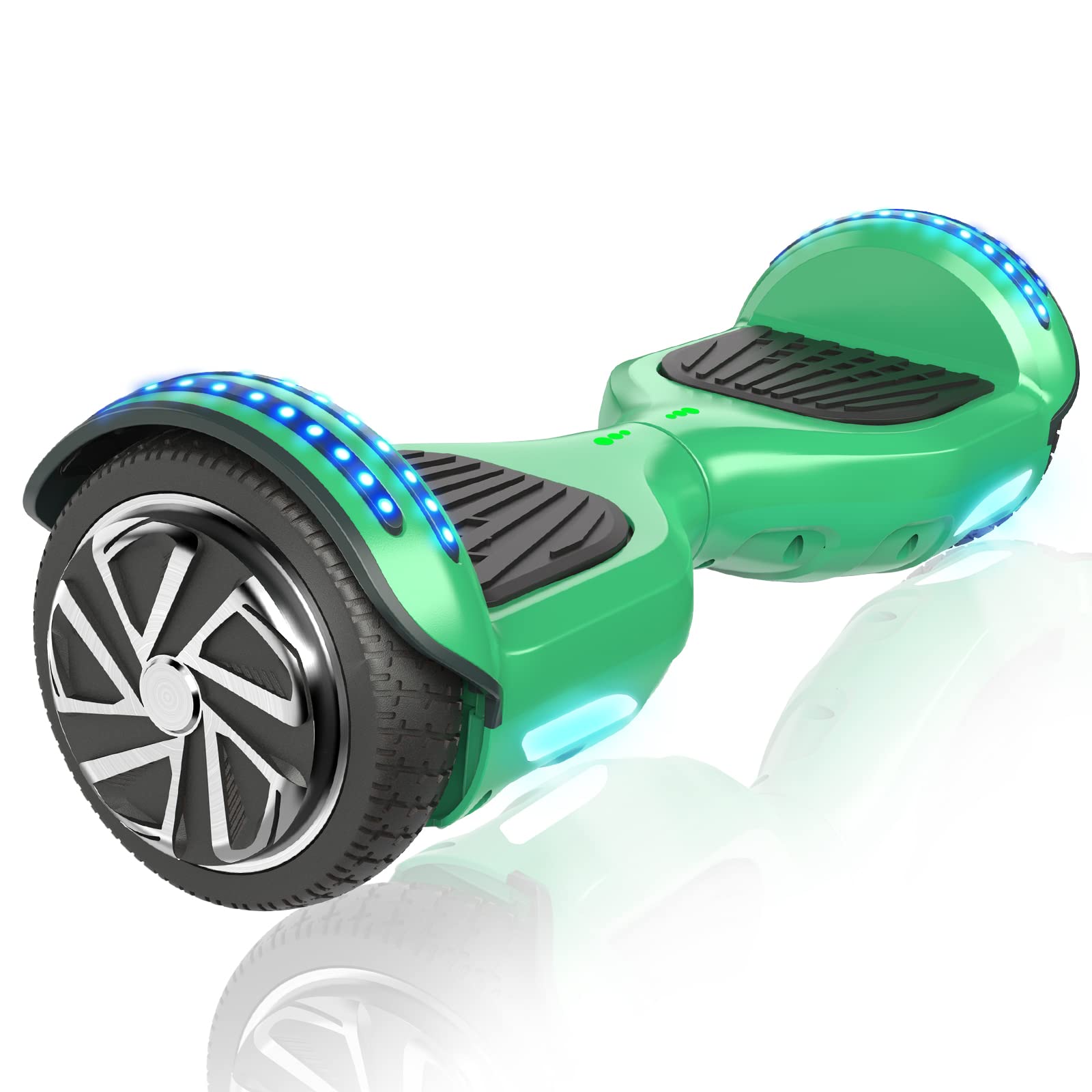 LIEAGLE Hoverboard, Hoverboard with Seat, 6.5" Two Wheel Self Balancing Scooter with LED Lights, Hoverboard with Seat Attachment Combo for Kids