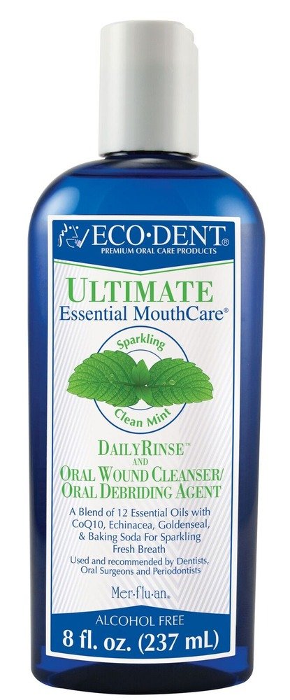 Premium Oral Care Ultimate Daily Rinse Mint Eco-Dent 8 oz Liquid