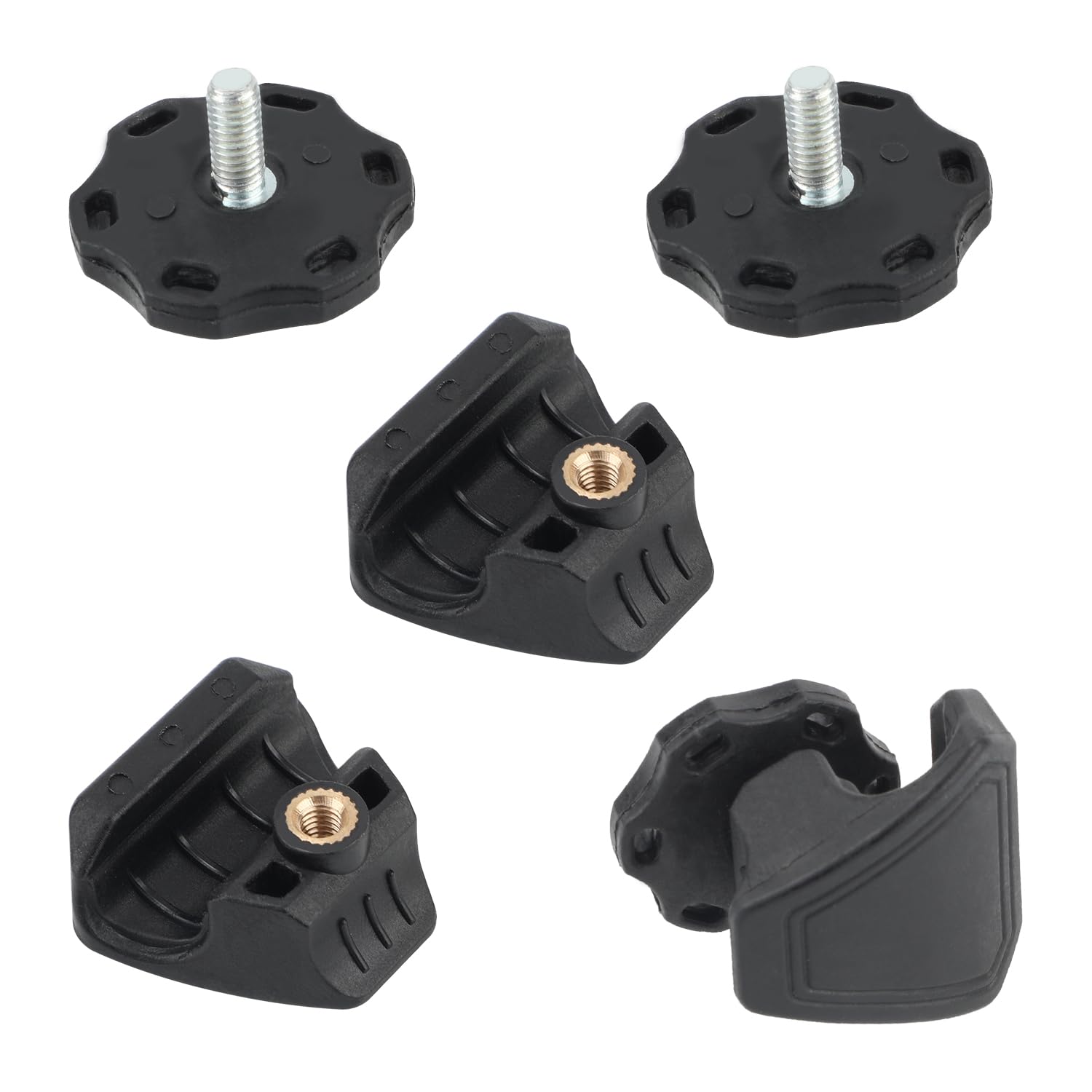 Photo 1 of **2 packs**XIHIRCD 2 Sets Football Visor Clips, Universal Rugby Helmet Fasteners, Replacement Quick Fix & Release Helmet Screws Accessories for Men & Women Sports Enthusiasts, Football Players, Fans