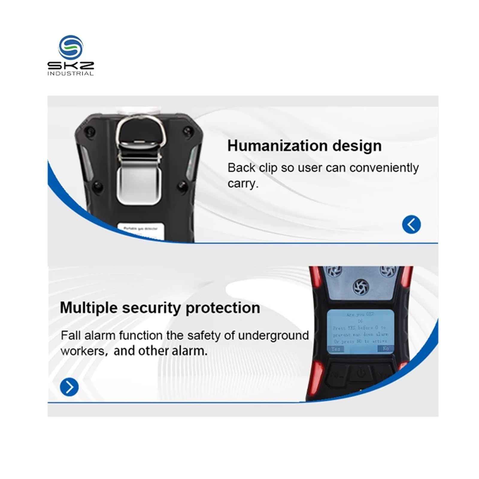Industria portátil NO Detector de Gas Analizador Fugas óxido nítrico 0-50PPM Alarmas for Seguridad