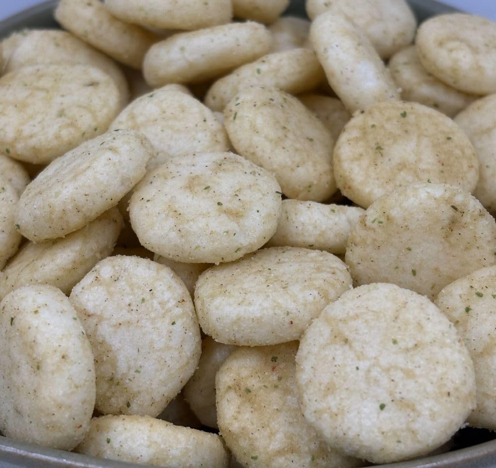 NULTHY 1kg - Galletas de Arroz con Finas Hierbas, Snack Crujiente y Ligero, Sabor Intenso Natural, Ideal para Picoteo