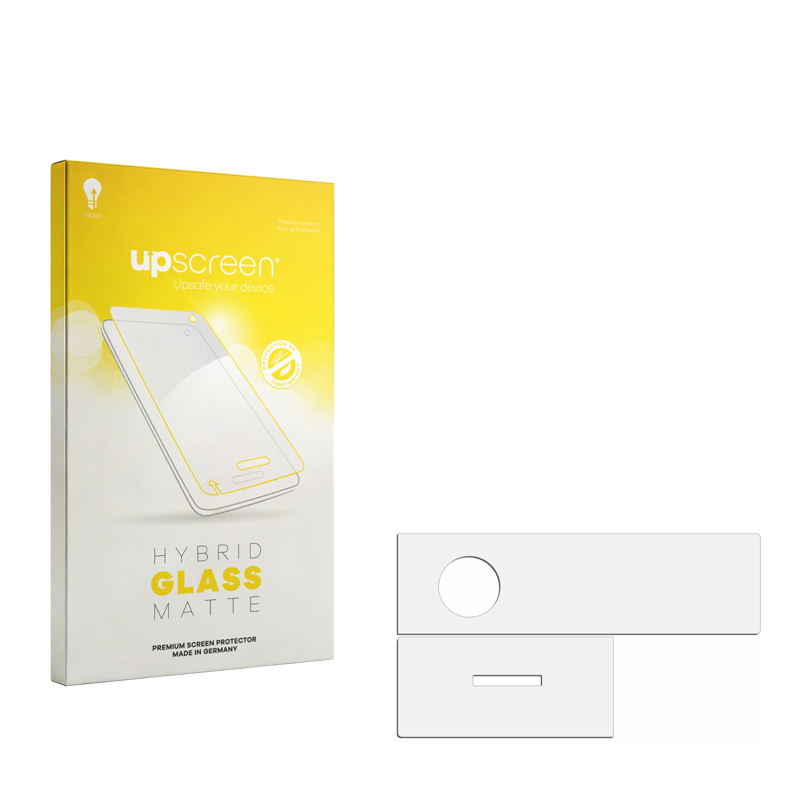 upscreen Lámina Cristales para Siemens WG44B2AW0 Touchdisplay | , Mate Protección Pantalla Made in Germany, Anti-Reflejos 9H Dureza Hybrid Tempered Glass