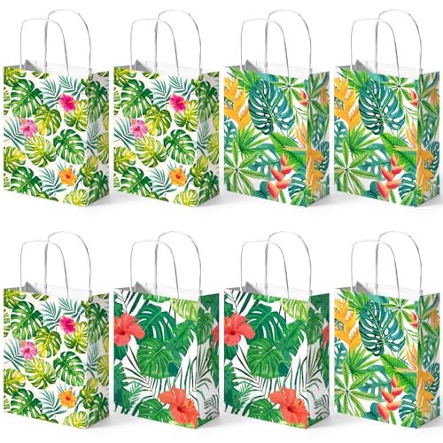 VGOODALL 16 Pack Gift Bags, 5.5" x 2.8" x 8" Basketball Party Favor Bags with Handles for Sports Theme Birthday Party Supplies