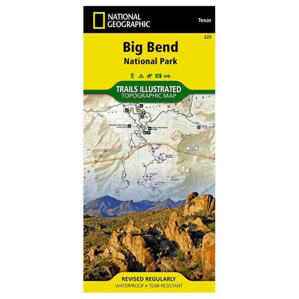 Trails Illustrated Big Bend National Park Texas