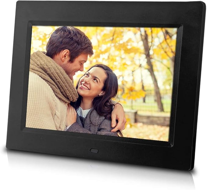 8 inch Digital Photo Frame, Play Music and Video, has Remote Control, Ultra Slim