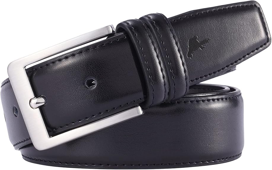 Image of Men's Vegan Leather Belt, Fashion & Classic Designs for Work Business and Casual