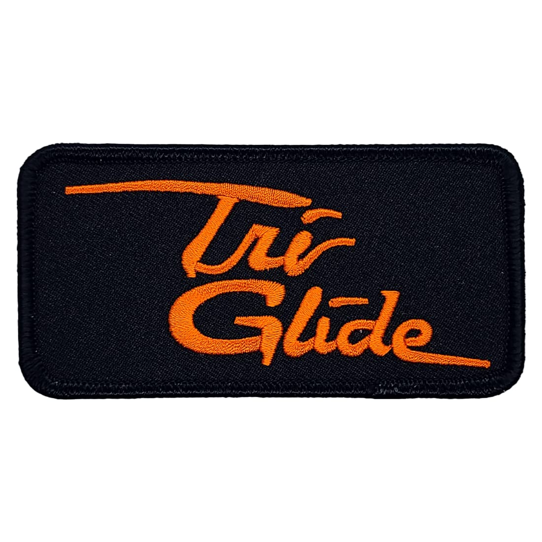 Tri Glide Embroidered Biker MC Patch - Iron on sew on Backing P146