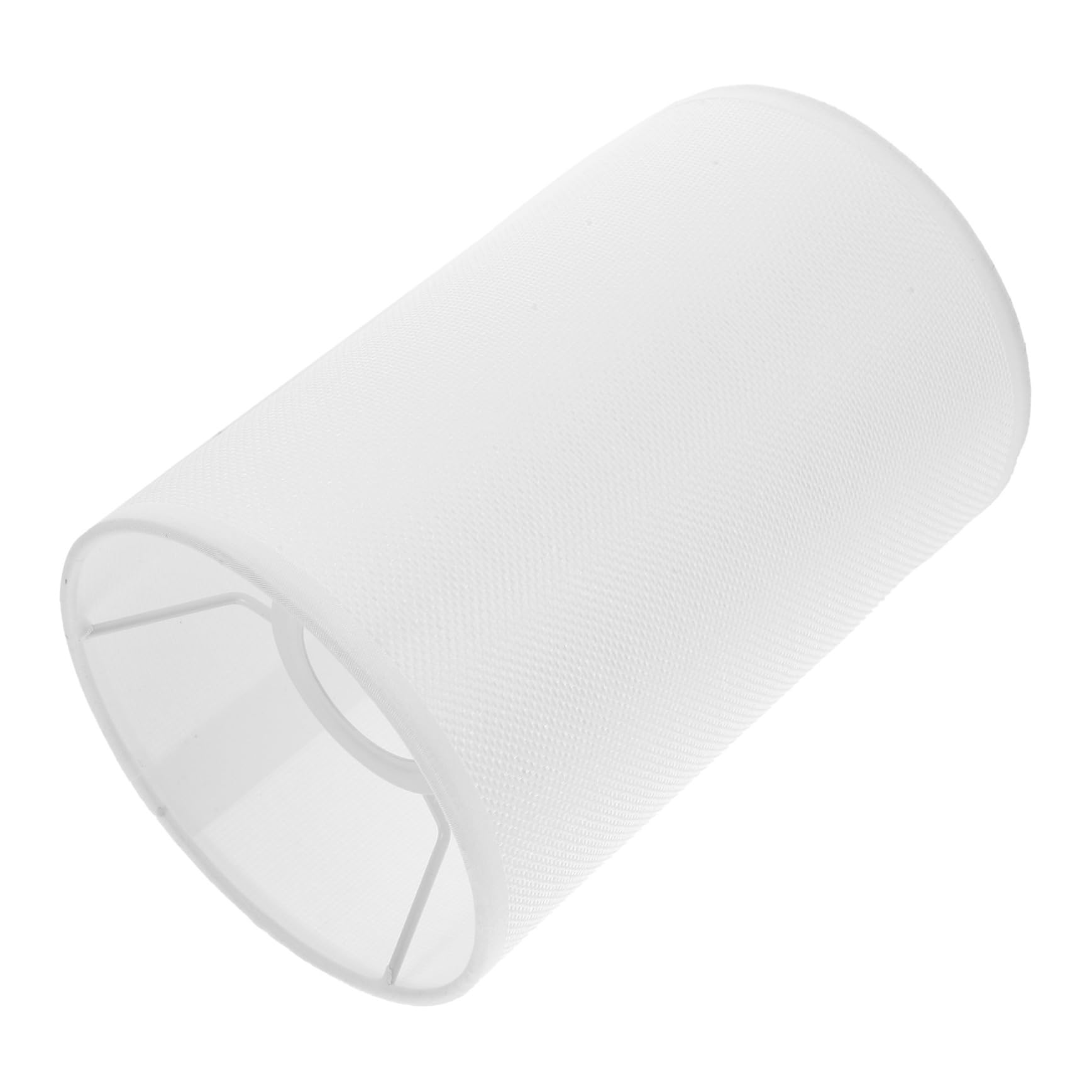 Mikikit Lampshade Design Cloth for and Floor Lamps Bedside White Elegant Protects Eyes and Enhances Decoration, Simple and Creative Home for Bedroom and Living Room